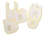 Baby 2 Bib and Burb Cloth Set
