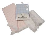 Baby Acrylic Waffle Shawl