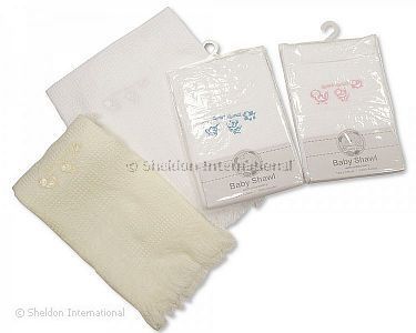 Baby Acrylic Shawl - Duck - Wholesale