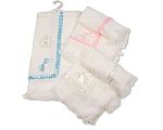 Baby Acrylic Hanger Shawl with Lace and Bow