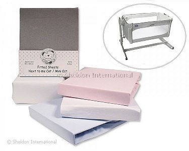 Cotton Next-To-Me Crib Sheets - Fitted - 2 Pack - Wholesale