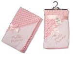 Quilted Baby Bubble Wrap with Bow - Pretty Princess