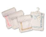 Baby Velour Bubble Wrap with Lace
