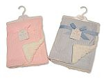 Wholesale Wavy Stripe Sherpa Wrap