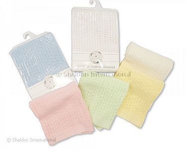 Cotton Cellular Cot-Bed Blanket-501 - Wholesale