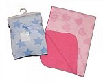 Wholesale Pram Blanket - Heart/Star