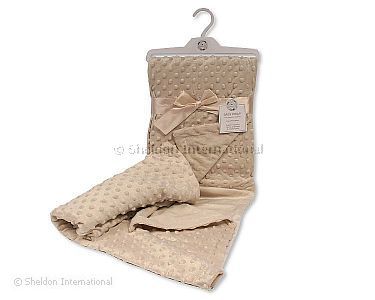 Baby Velour Bubble Wrap - Taupe - Wholesale