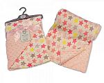 Wholesale Reversible Wrap - Stars - Pink