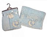 Baby Soft Wrap - Owl - Sky