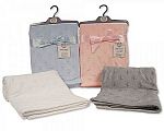 Wholesale Star Embossed Velour Wrap - 4 Colours