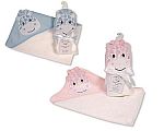 Baby 3d-Terry Hooded Towel - Giraffe