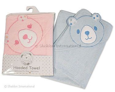Baby 3d- Hooded Towel - Bear - Wholesale