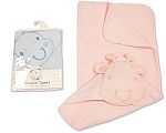 Baby 3d Hooded Towel - Giraffe - Full Colour