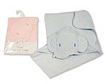 Baby 3d Hooded Towel - Elephant - Full Colour