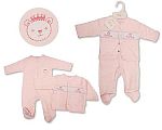 Wholesale Girls Velour 2 pcs Set with Smocking - Princess