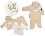 Wholesale Velour 3 pcs Set with Smocking - Hug Me