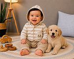 Wholesale Velour 3 pcs Set - Dog