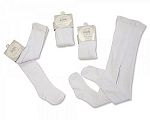 Baby Cotton Tights - White