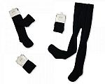 Baby Cotton Tights - Black