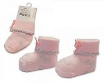 Baby Girls Turnover Socks - Pink