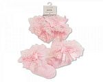 Baby Lace Tutu Socks - Pink