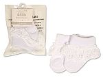 Baby Lace Socks - White - Small Sizes