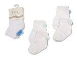 Baby Boys Socks with Pompoms - 2 Pack