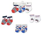 Wholesale Boys Socks 3-Pack - Race Car