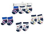 Wholesale Boys Socks 3-Pack - Cars/Stars/Stripes