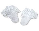 Baby Girls Socks with Cotton Lace and Bow
