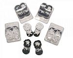 Wholesale Frilly Socks in Box - Black/White