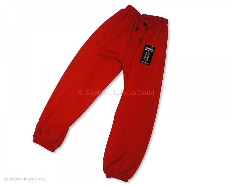 School Jogging Bottom Red Wholesale