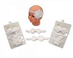 Wholesale Headbands 3-Pack - White