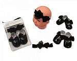 Wholesale Headband and Shoes Set - Black