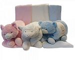 Plush Animal Cushion/Blanket