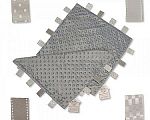 Baby Dotted Comforter with Tags - Grey