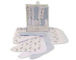 Wholesale 12 Pieces Wash Cloth Pack - Sky