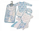 Baby Boys 9 pcs Gift Set in Mesh Bag - I Love Cuddles