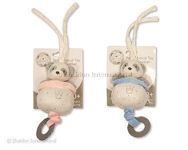 Baby Panda Musical Pull Toy with Teether - Wholesale