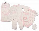 Baby Girls 5 Pieces Gift Set - Happy Days