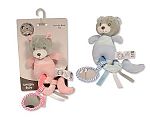 Baby Bear Activity Toy with Rattle, Mirror and Teether