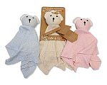 Baby Knitted Bamboo Comforter - Teddy