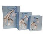 Gift Bag ' Beautiful Baby Boy' - Giraffe