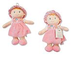 Baby Girl Soft Doll with Pink Dress and Hat