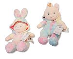 Baby Infant Soft Doll with Multicolour Rabbit Onesie