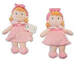 Baby Girls Soft Doll with Pink Dress