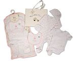 Baby Girls 5 pcs Gift Set with Paper Gift Bag - Little Princess