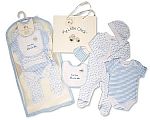 Baby Boys 5 pcs Gift Set with Paper Gift Bag - Cars