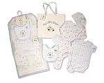 Wholesale Boys 5 pcs Gift Set with Paper Gift Bag - Hello Baby