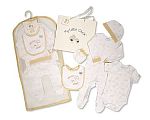 Baby 5 pcs Gift Set with Paper Gift Bag - Hello Baby